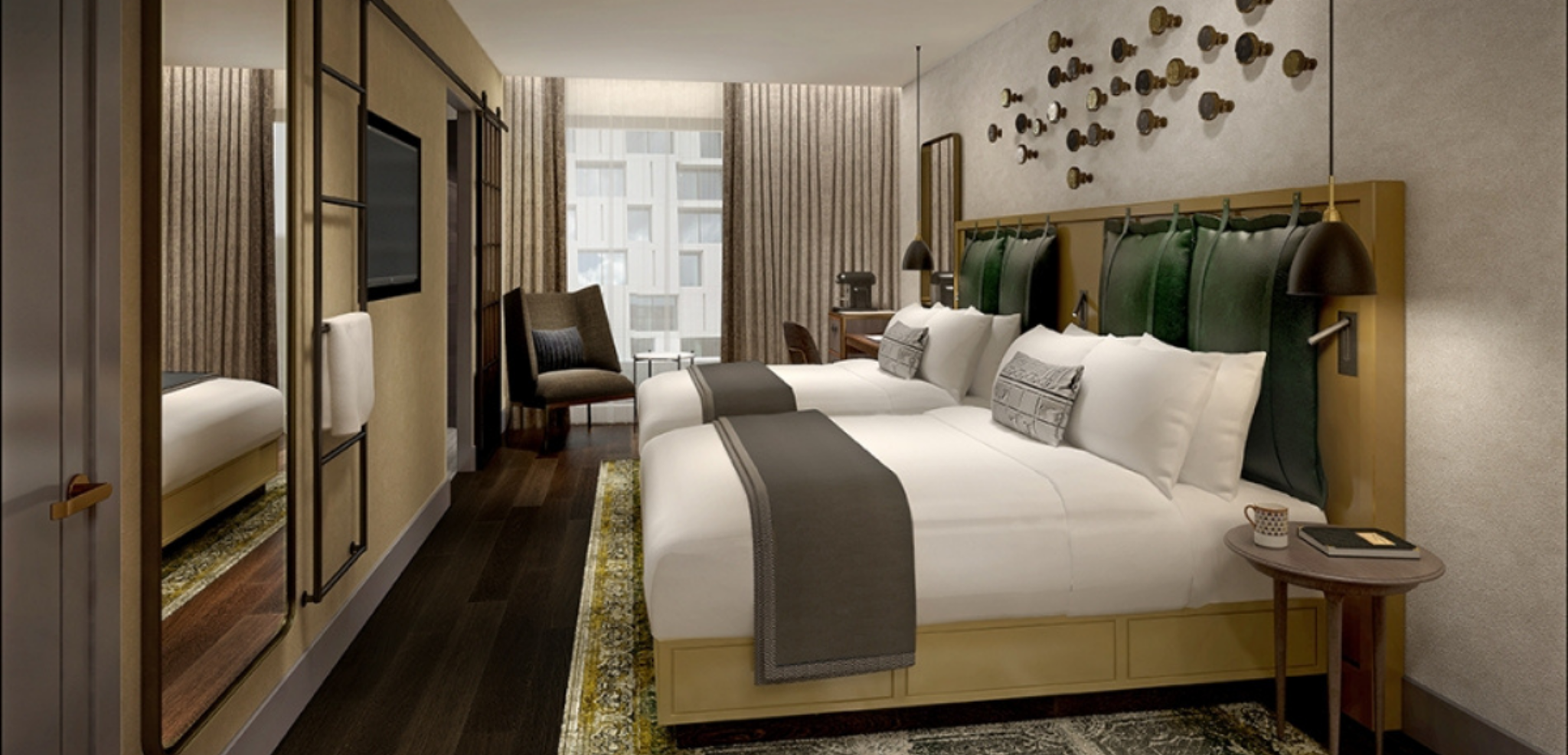 Des chambres cosy et modernes, avec tout le confort nécessaire !