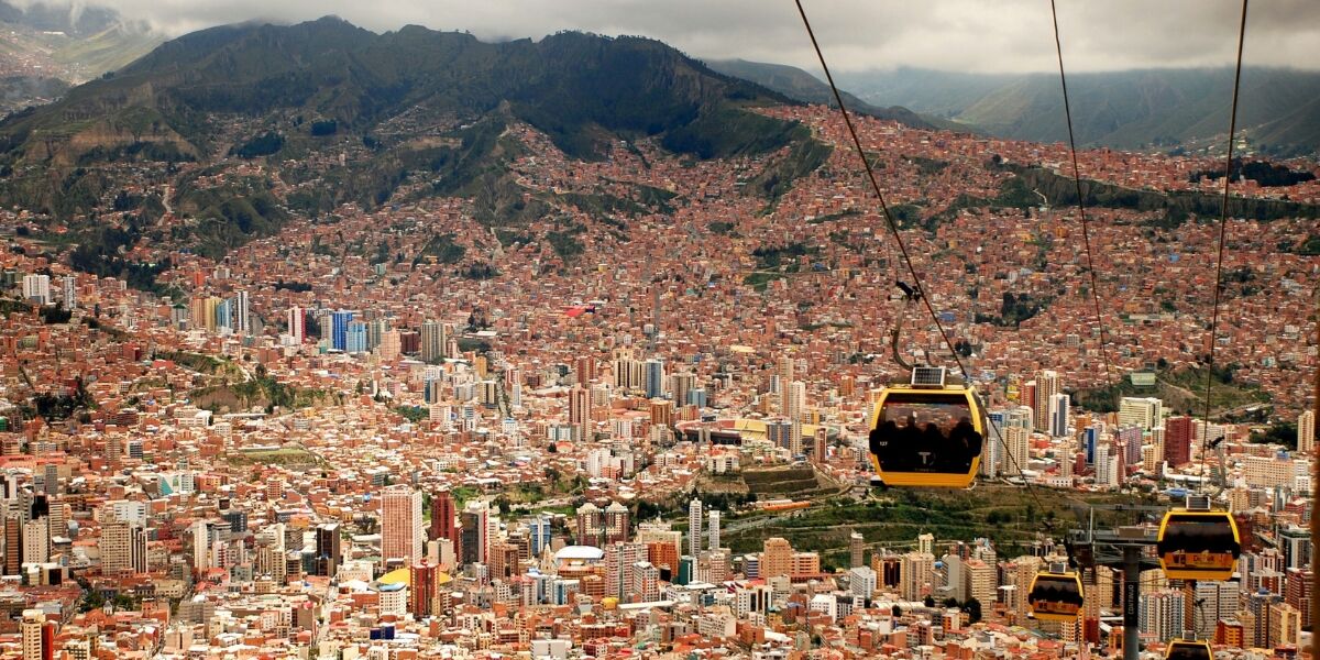 Ville de La Paz, Bolivie
