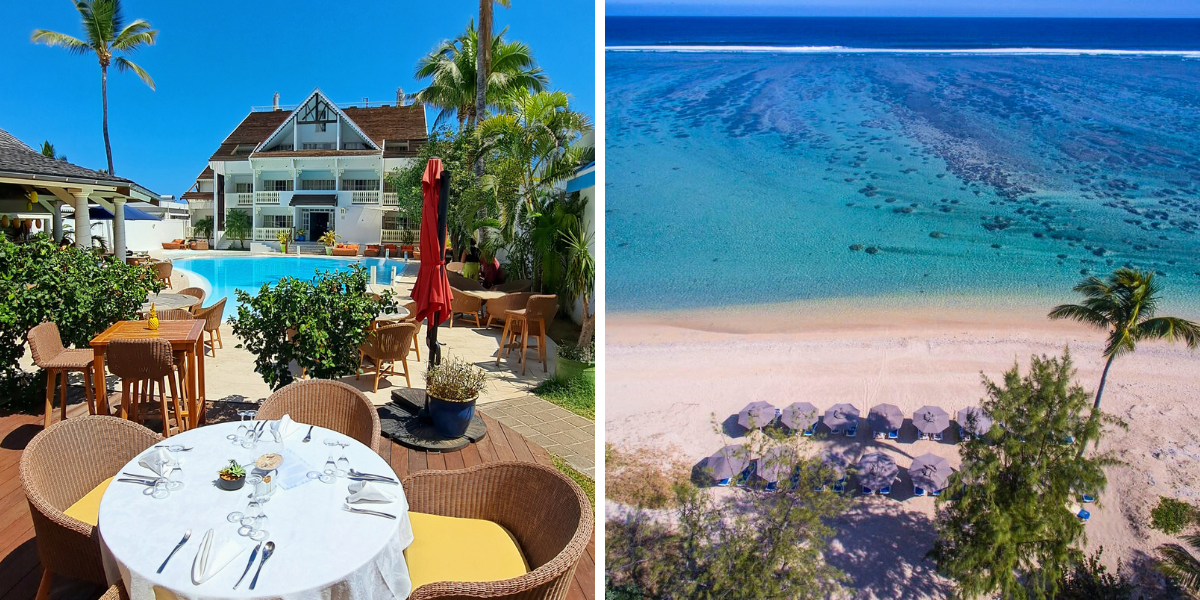 Posez vos valises dans votre hôtel de style créole en bord de lagon : Le Nautile (ou similaire) 