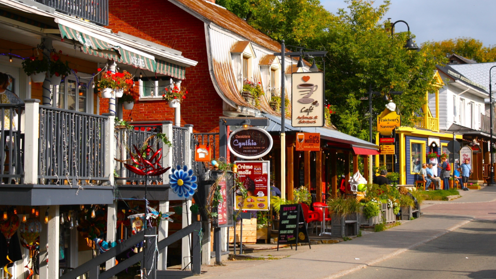 Une pause dans un petit café local de Baie-Saint-Paul - jour 5