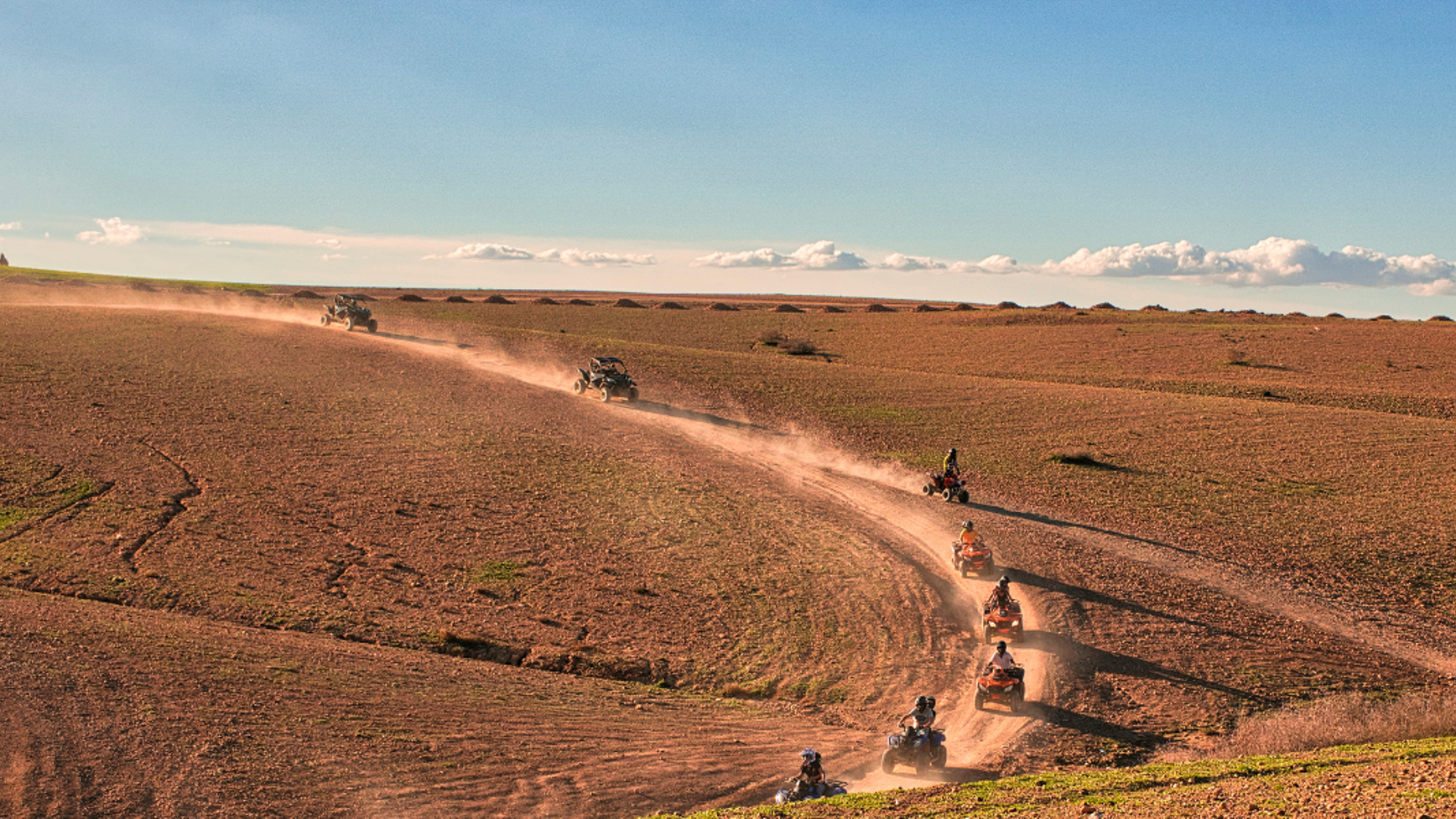 Quad dans le désert d'Agafay