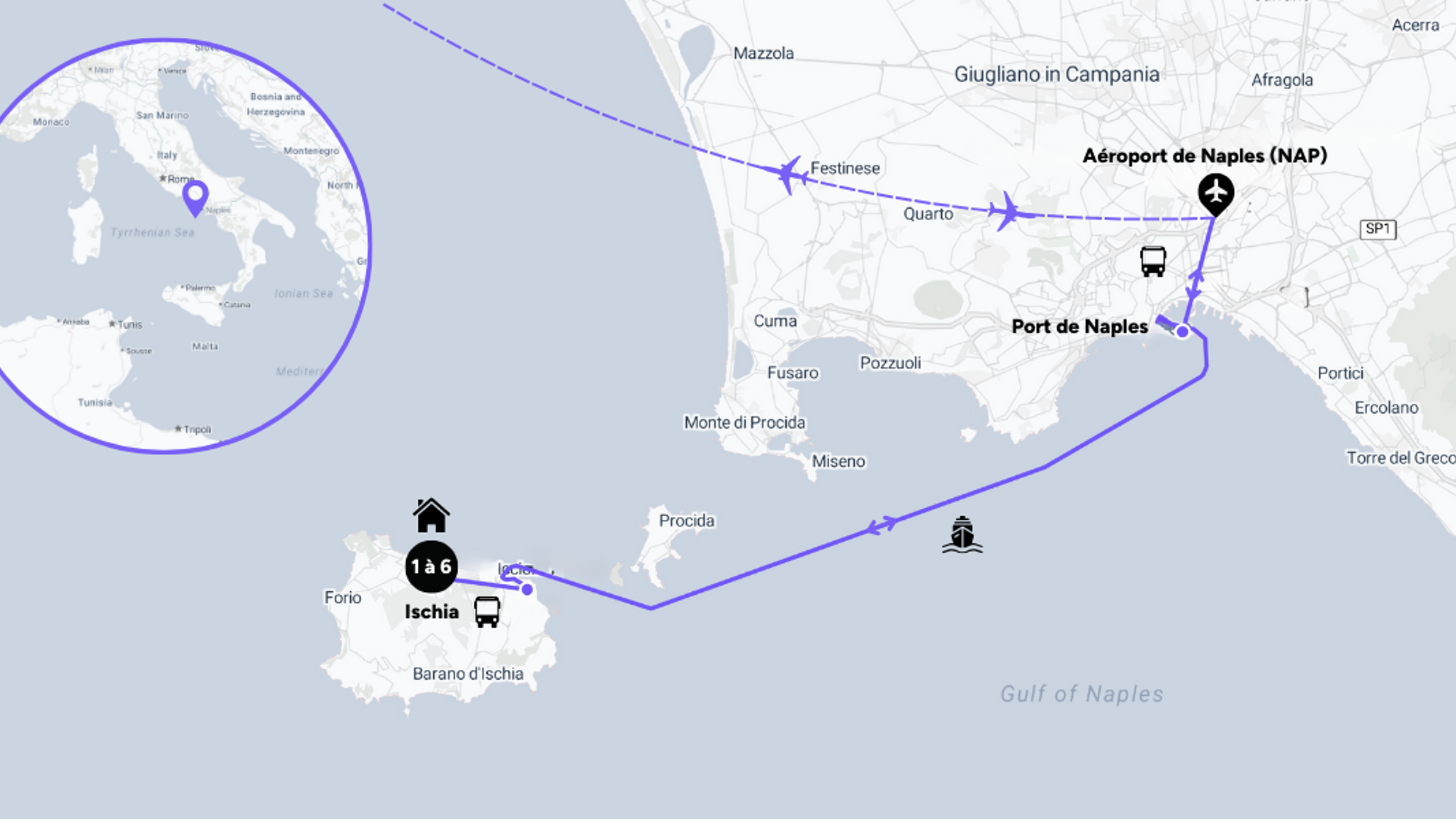 L'itinéraire de votre séjour bien-être à Ischia