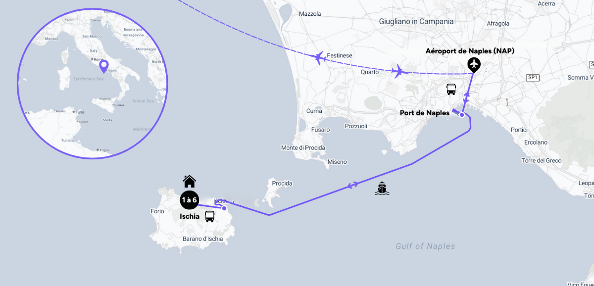 L'itinéraire de votre séjour bien-être à Ischia