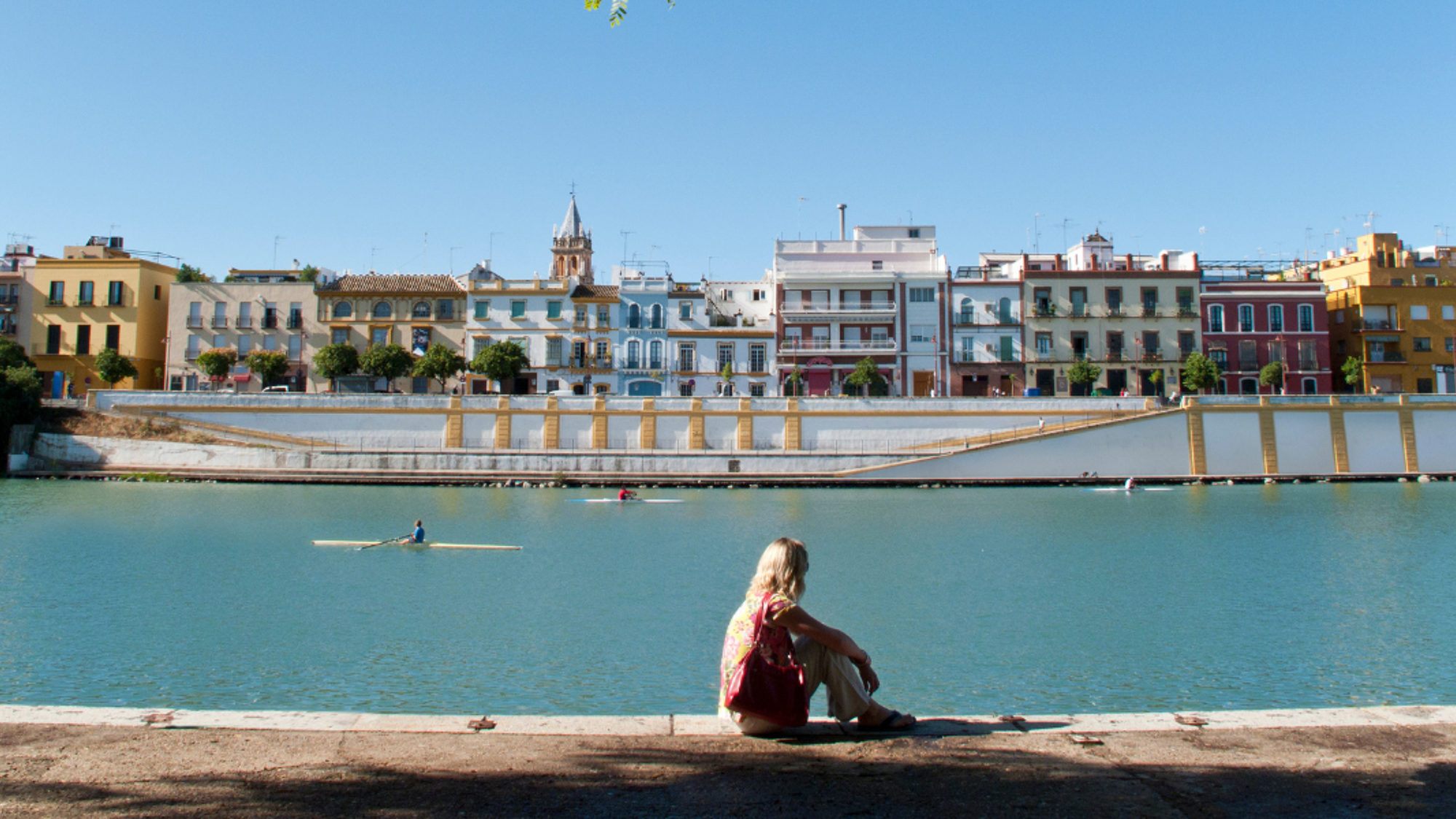 Bord de la rivière Guadalquivir, Séville, Espagne