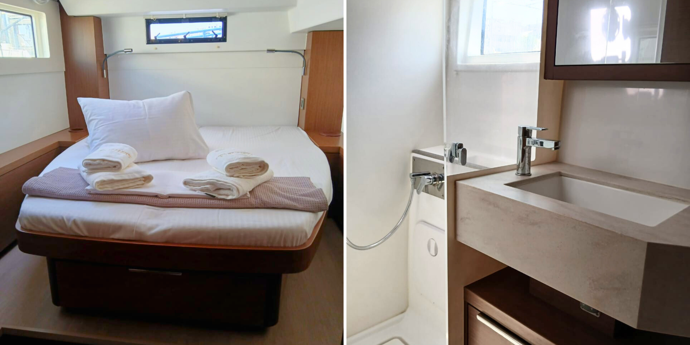 Cabine, Catamaran Lagoon 46, "My Tina"