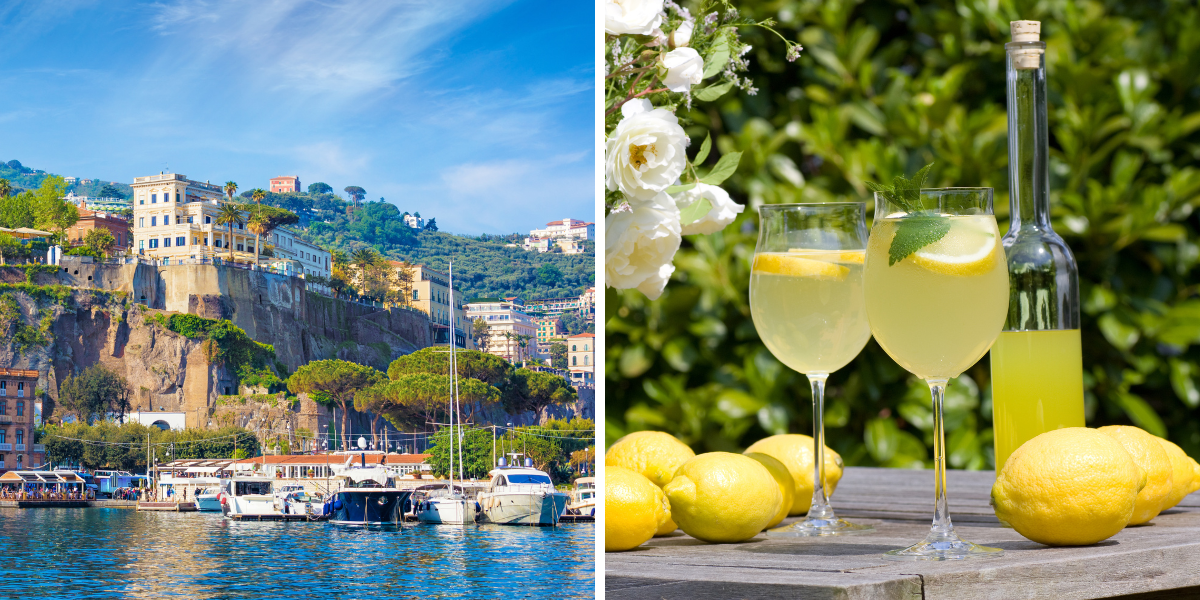 Et de Sorrente, ville du limoncello 