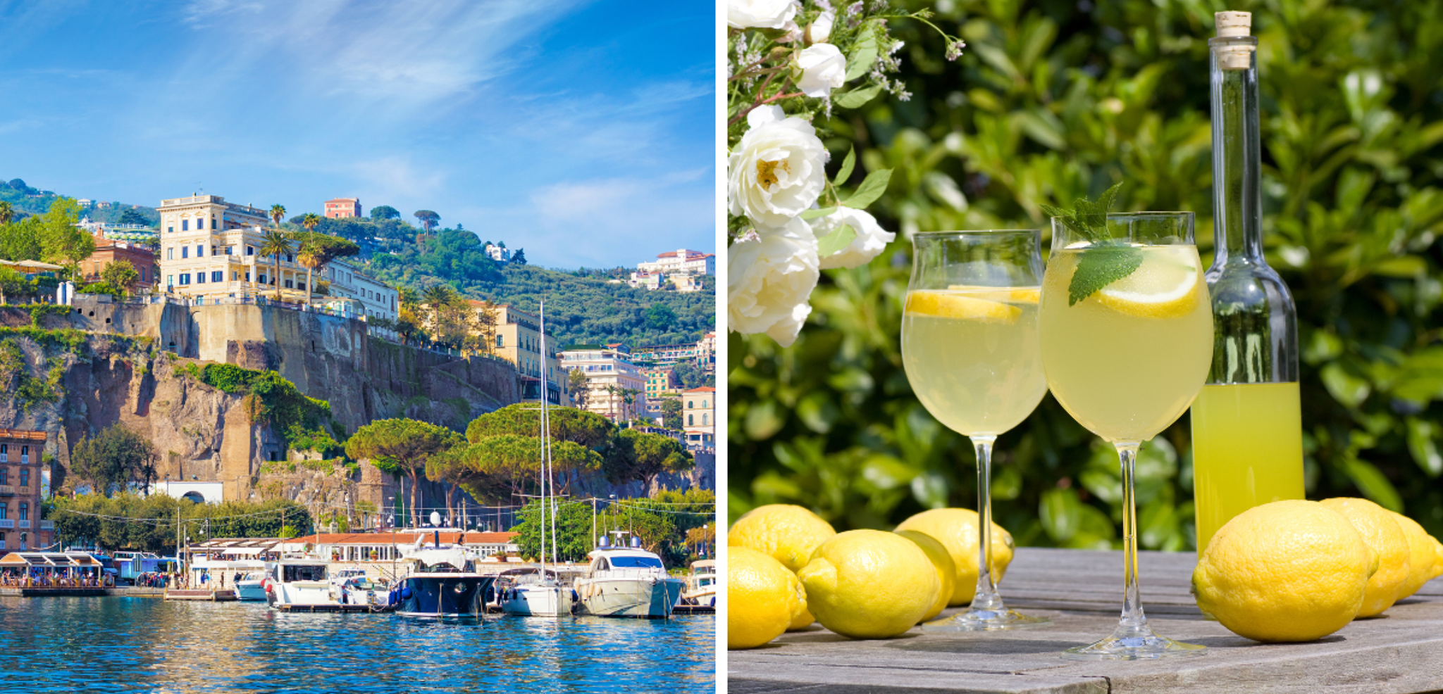 Et de Sorrente, ville du limoncello