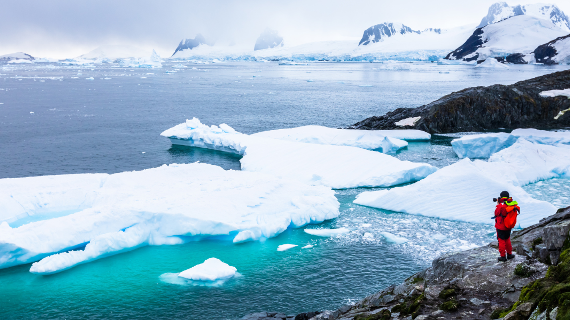 Puis c'est parti pour la découverte des paysages épiques de l'Antarctique !