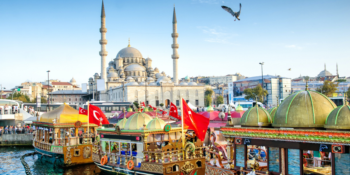 Dégustez un “Balik ekmek” (poisson grillé dans le pain) dans un restaurant flottant