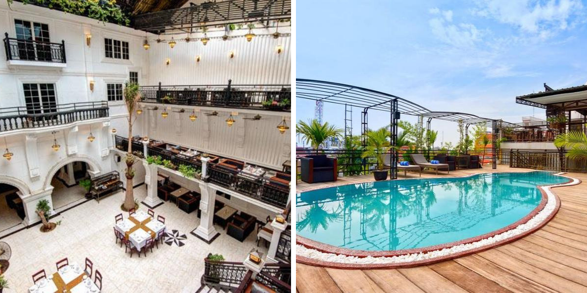 Votre hôtel à Phnom Penh, le Grand Palais Boutique Hôtel (ou similaire, sous réserve de disponibilités)