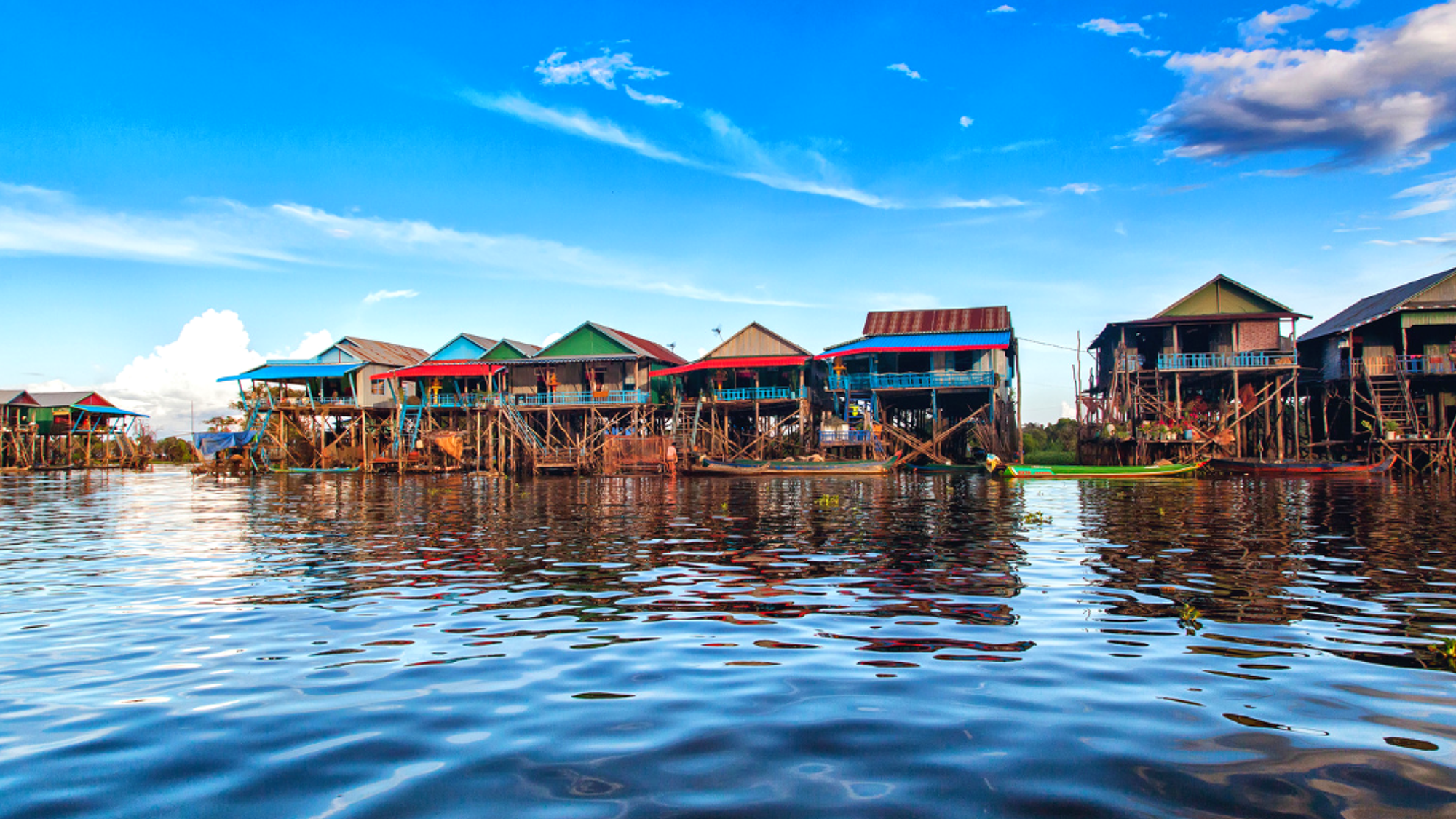 Partez en excursion sur le lac Tonlé Sap et ses villages flottants...