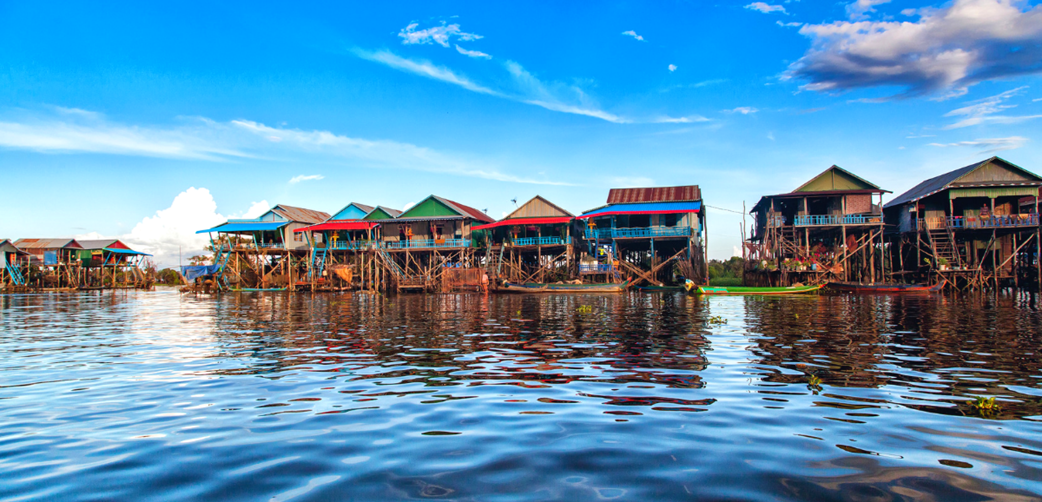 Partez en excursion sur le lac Tonlé Sap et ses villages flottants...