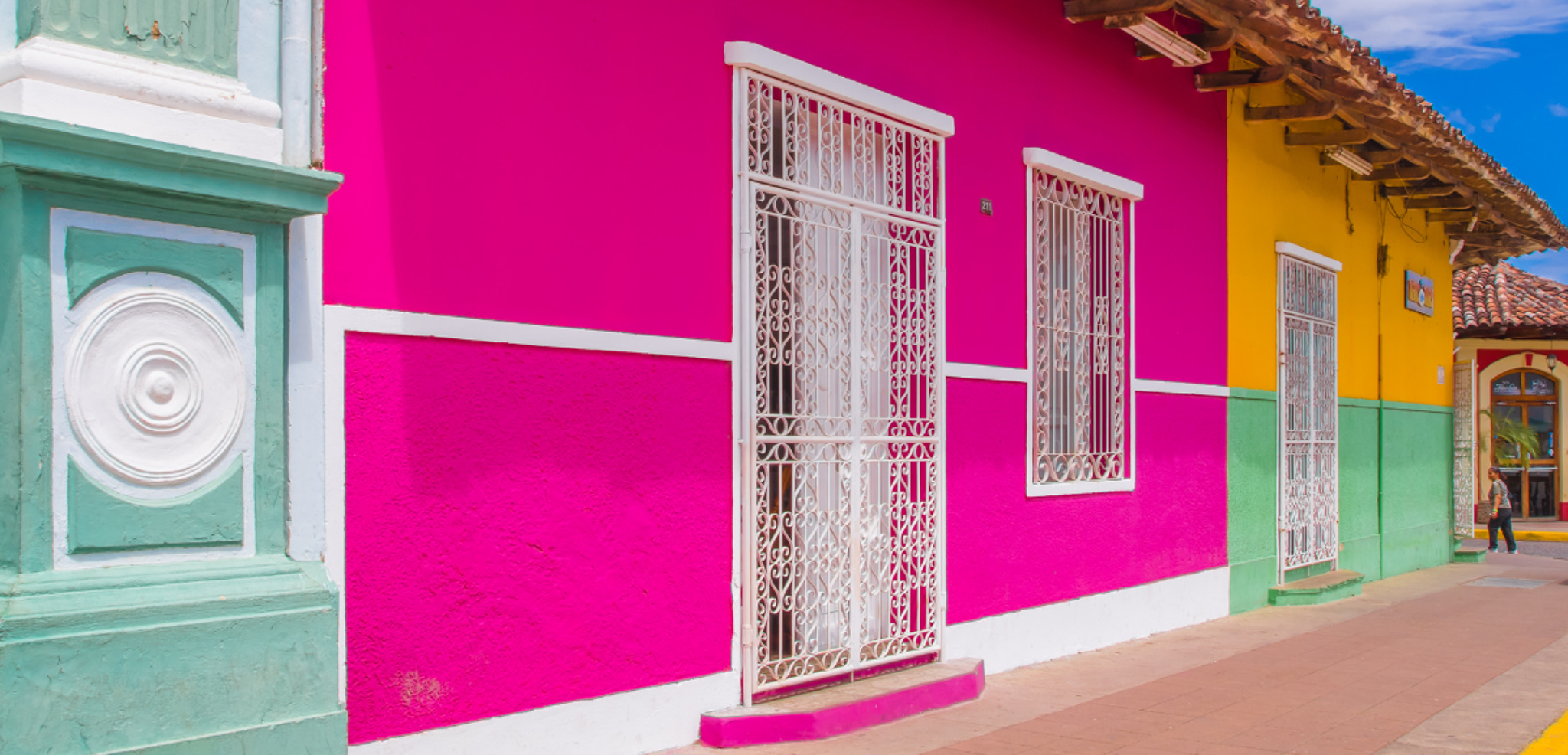 ... Et toujours des maisons colorées !