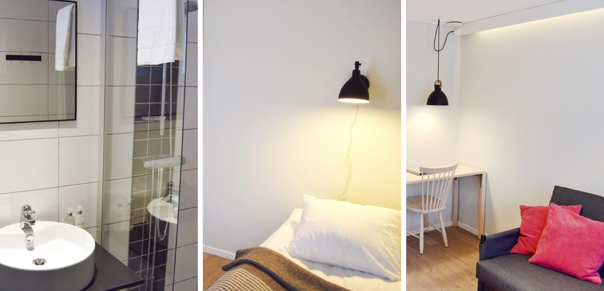 La chambre Riekko du Camp Ripan, Kiruna