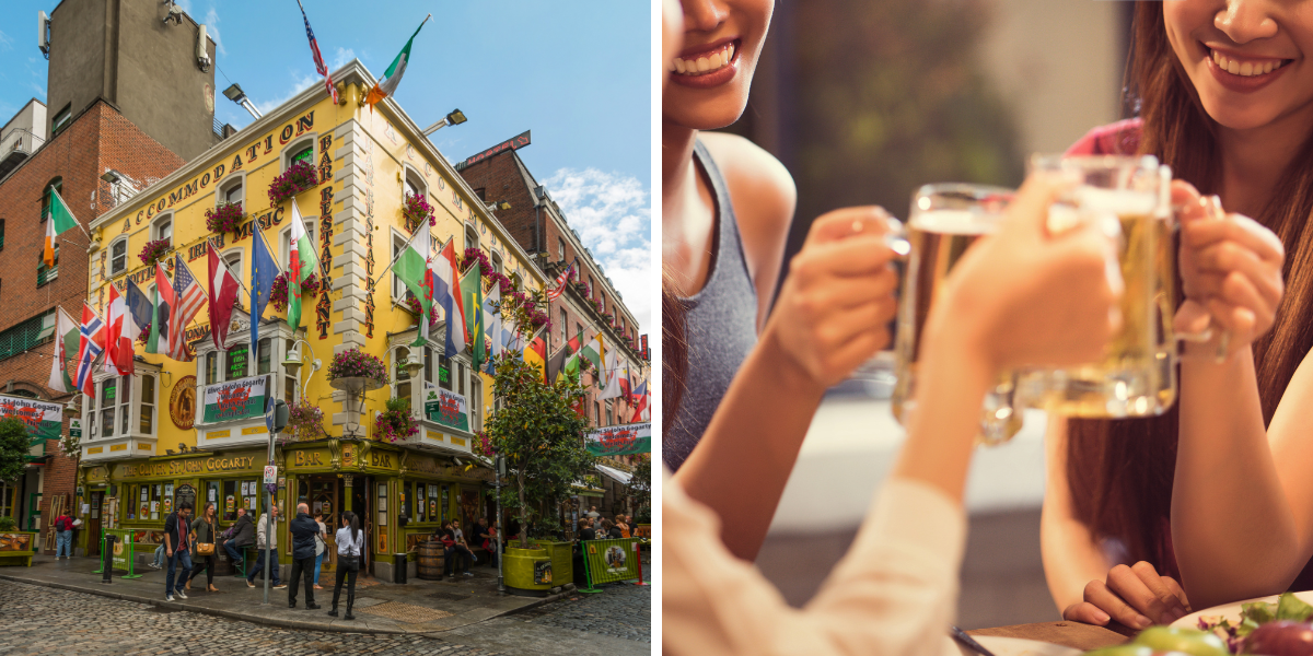 Avant de retourner à Dublin pour une dernière soirée entre copines ! 