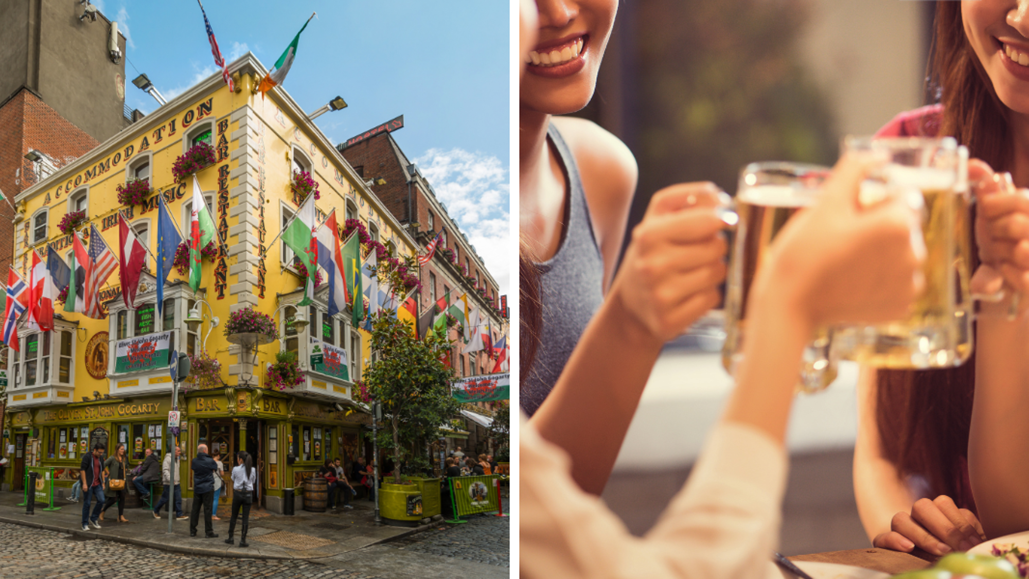 Avant de retourner à Dublin pour une dernière soirée entre copines !