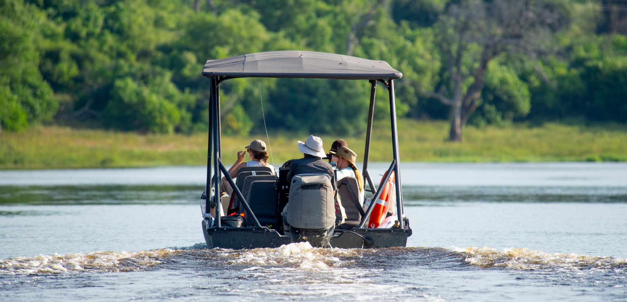 Safari en bateau, Botswana