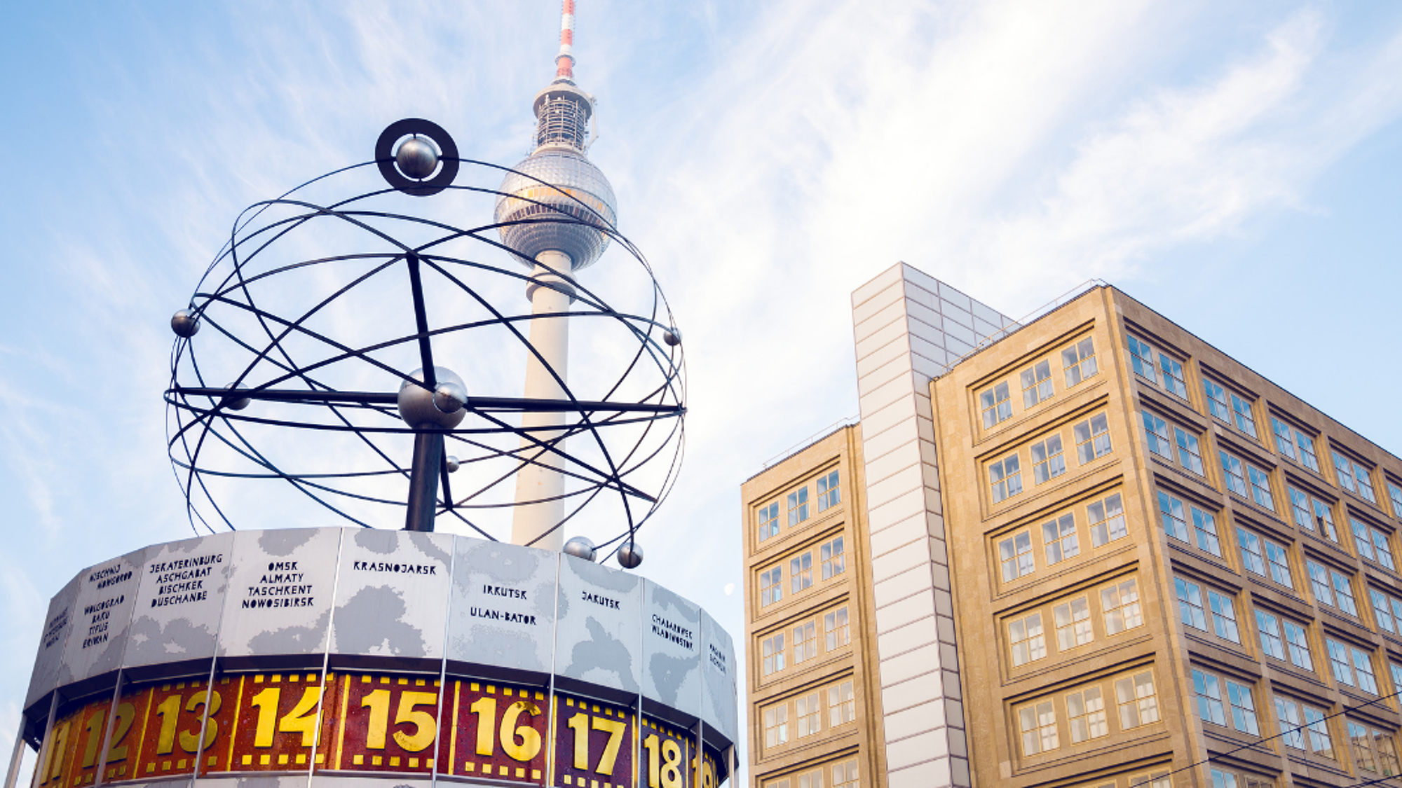 World Clock sur Alexanderplatz
