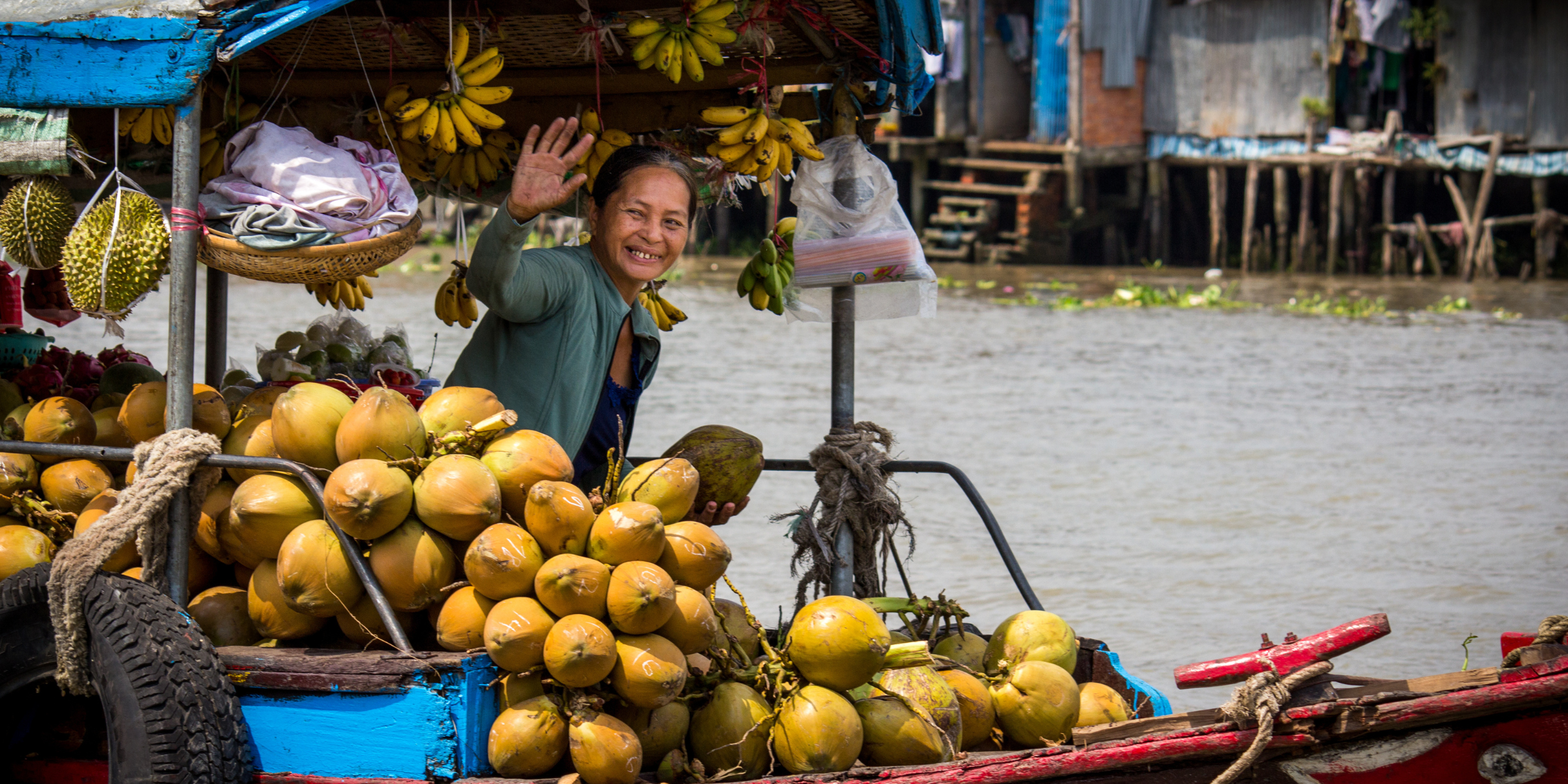 Marché de Ben Tre, Vietnam
