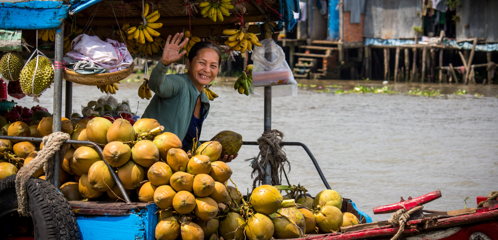 Marché de Ben Tre, Vietnam