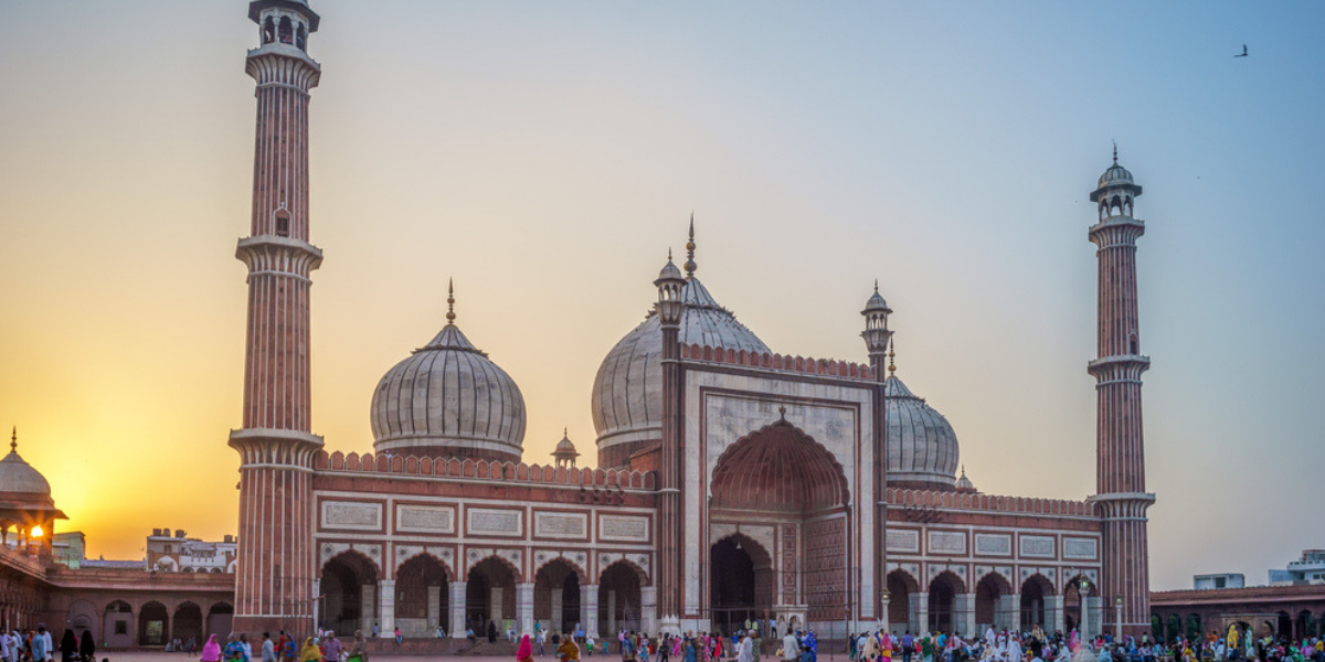 La Mosquée Jama Masjid, Delhi