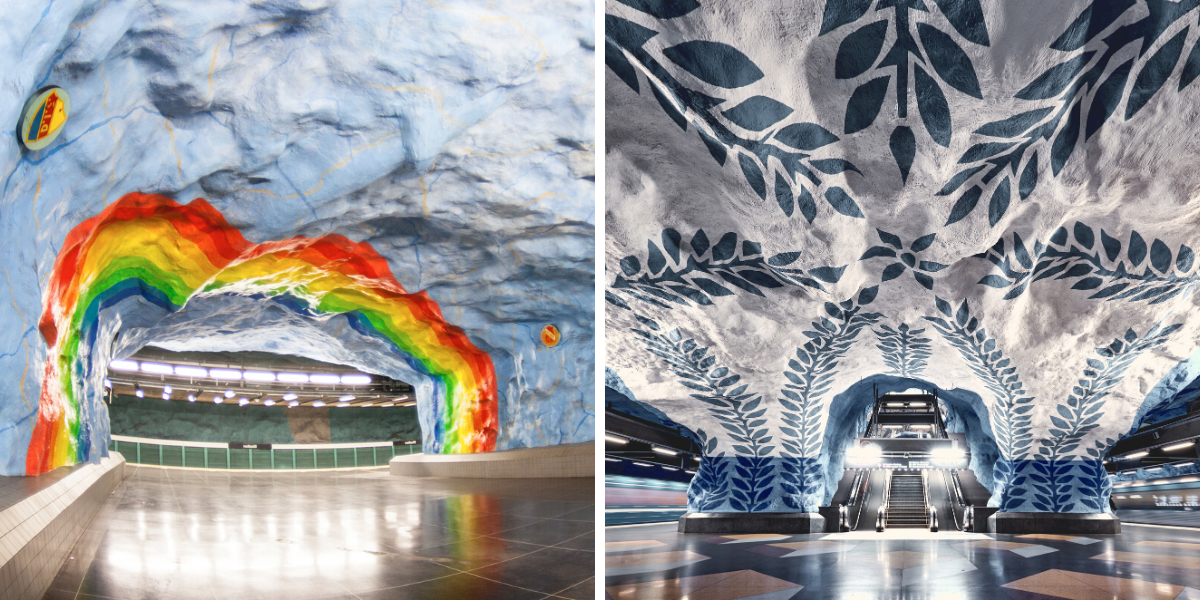 A Stockholm, tout est art, même le métro !