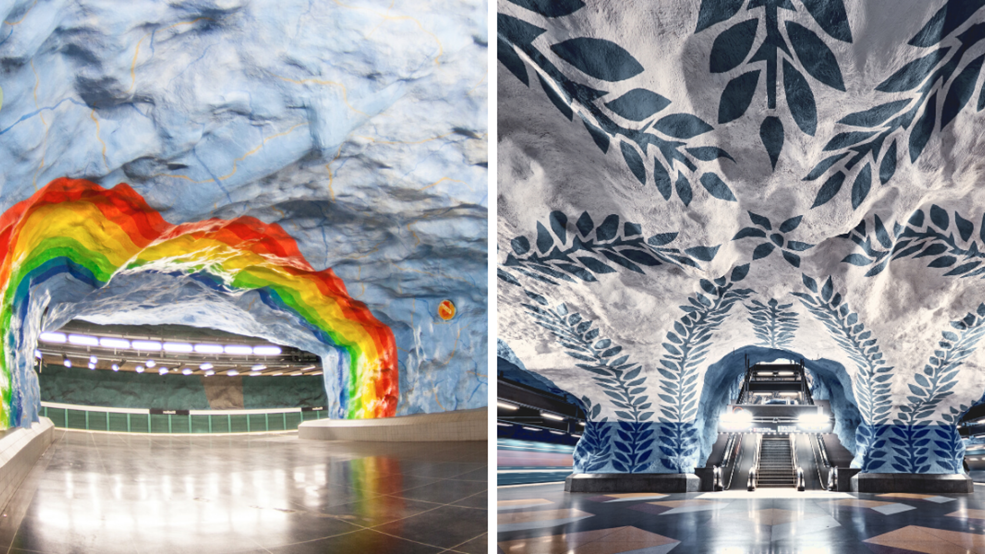 A Stockholm, tout est art, même le métro !