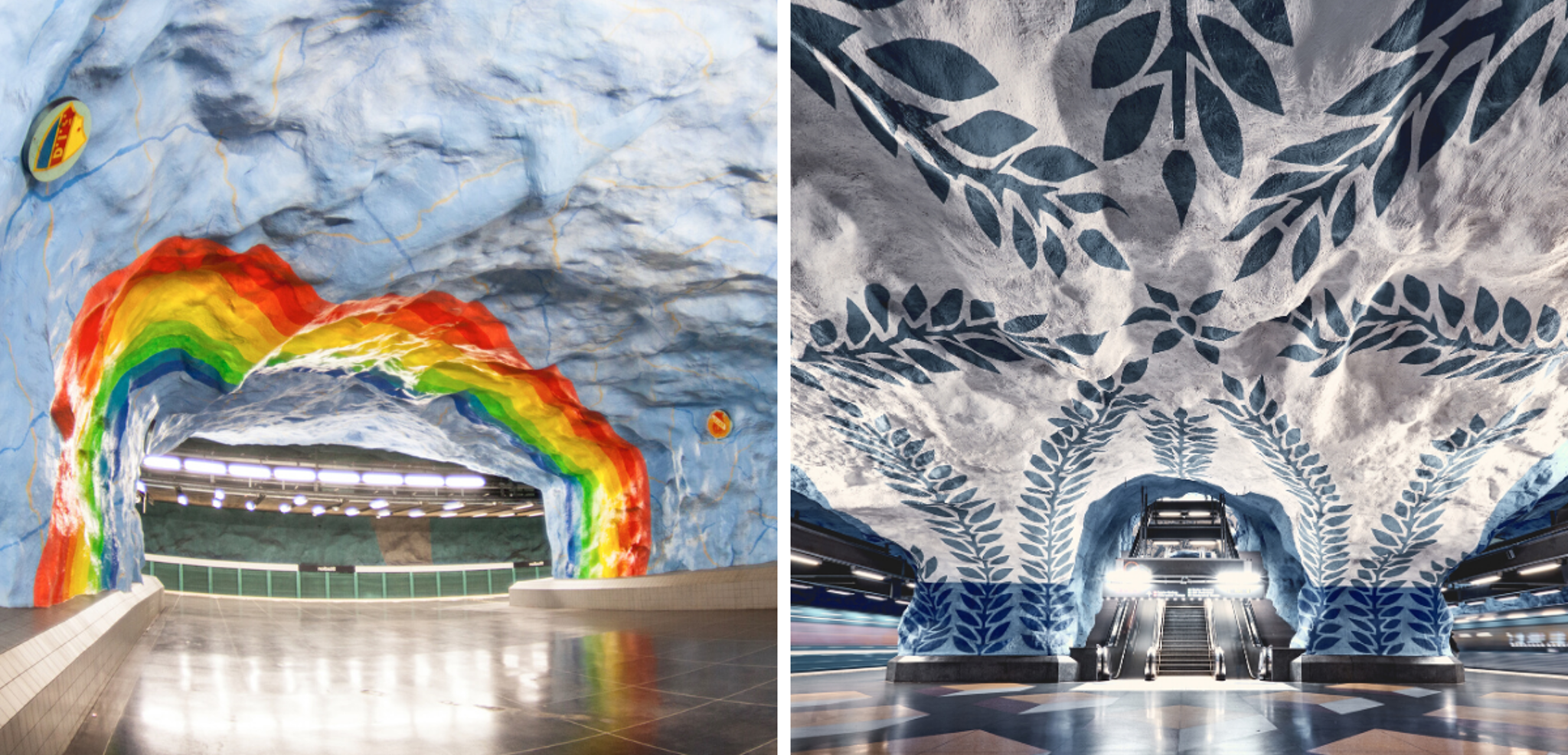 A Stockholm, tout est art, même le métro !