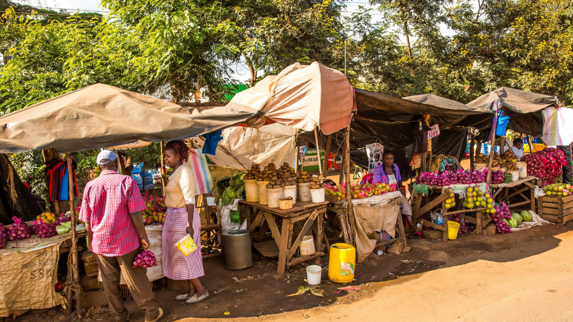 Marché rural d'Ukunda (en option)