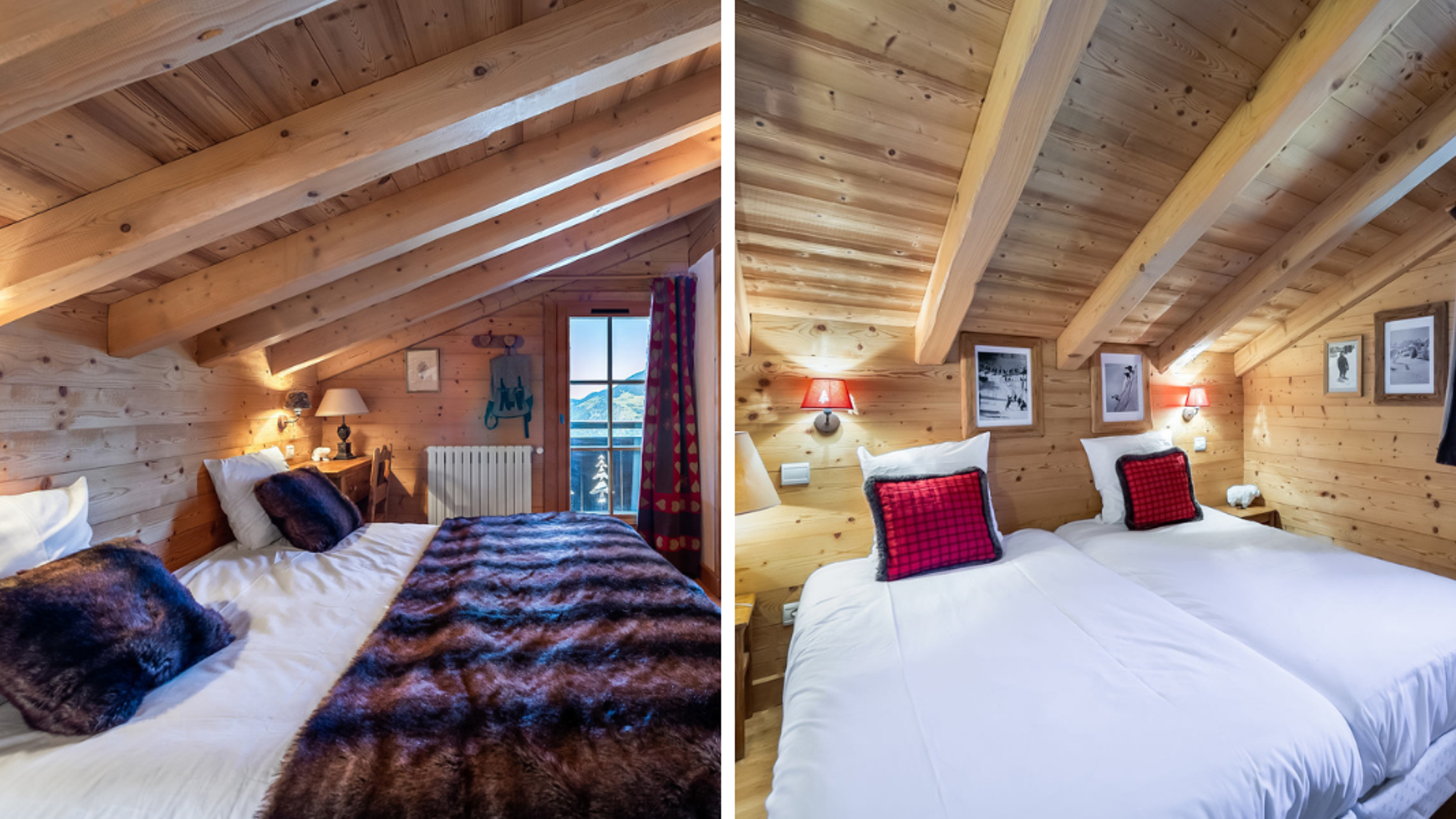 Les chambres confortables de votre chalet à Courchevel (ou similaire) - jours 1 à 6