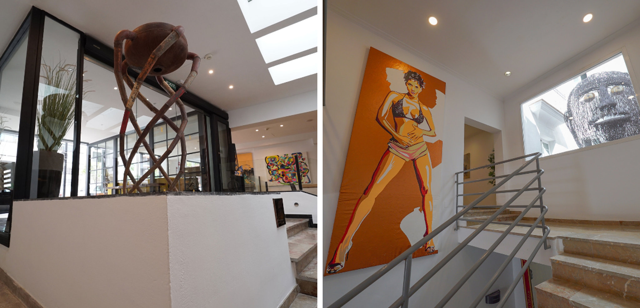 Décoré par des artistes locaux