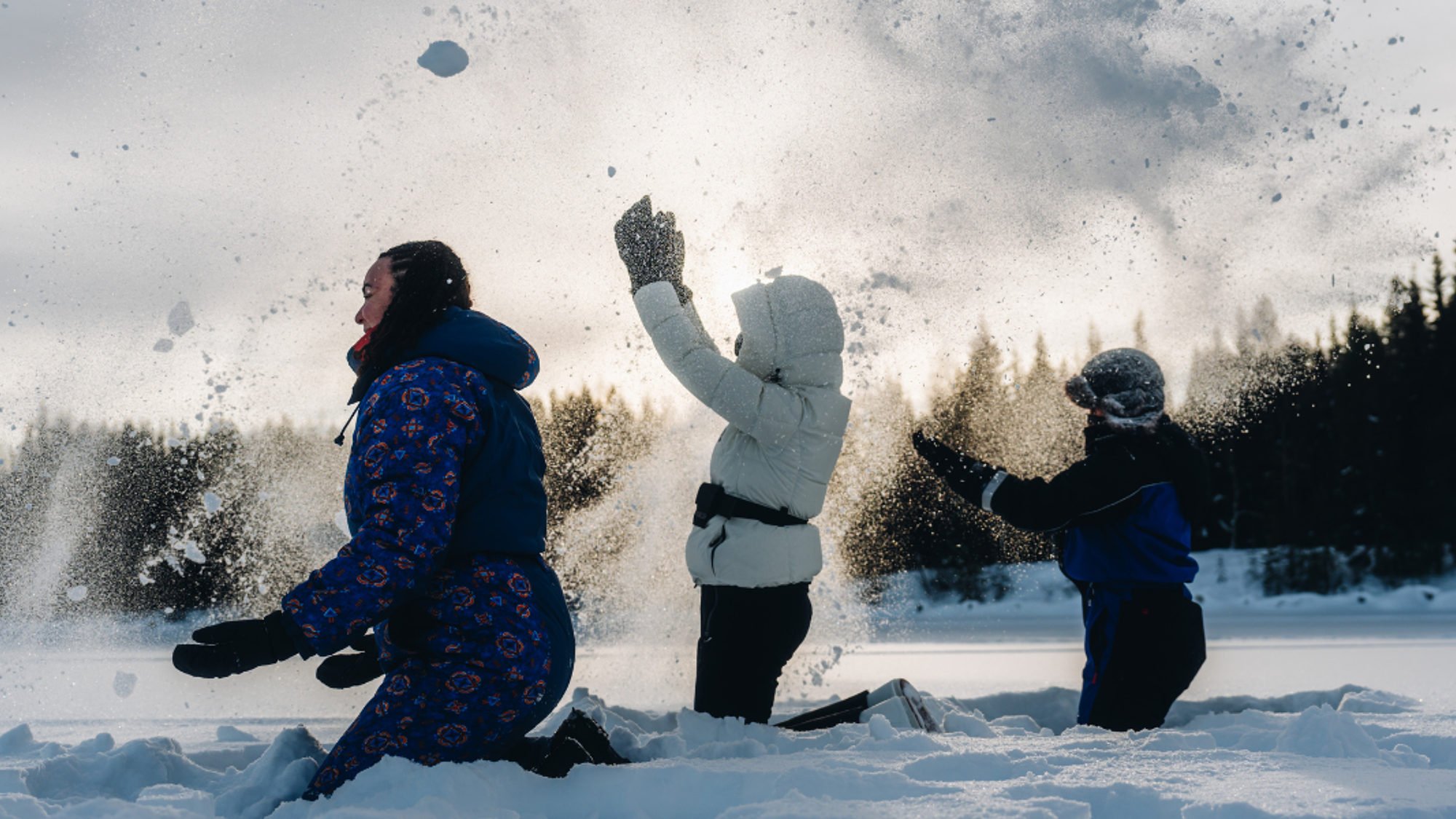 Sans oublier de goûter aux joies de la neige !