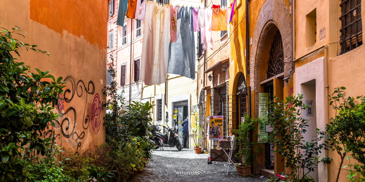 Les ruelles pittoresques du quartier de Trastevere - jours 1 à 4 