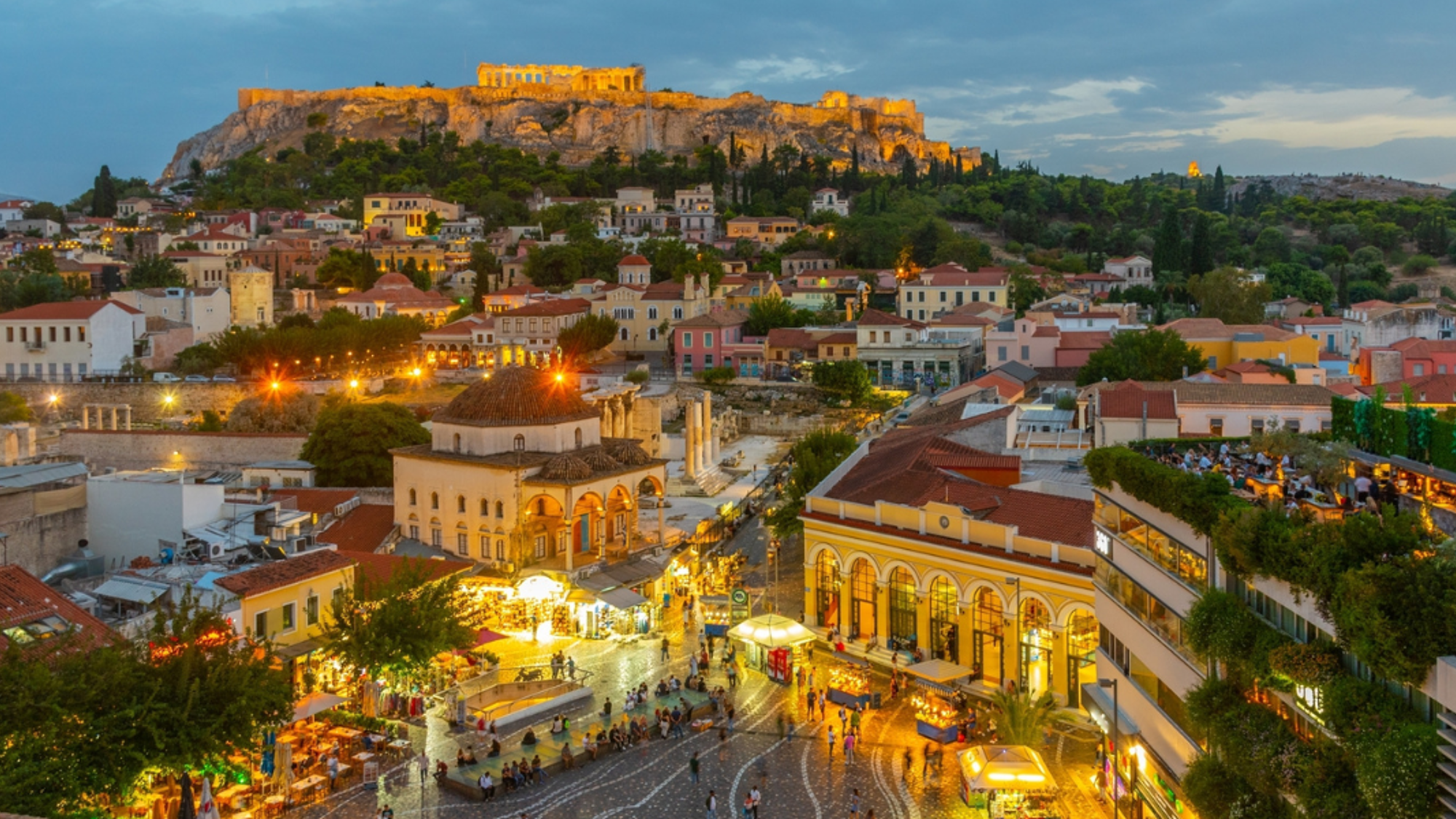 Une balade nocturne à travers Athènes - jour 7