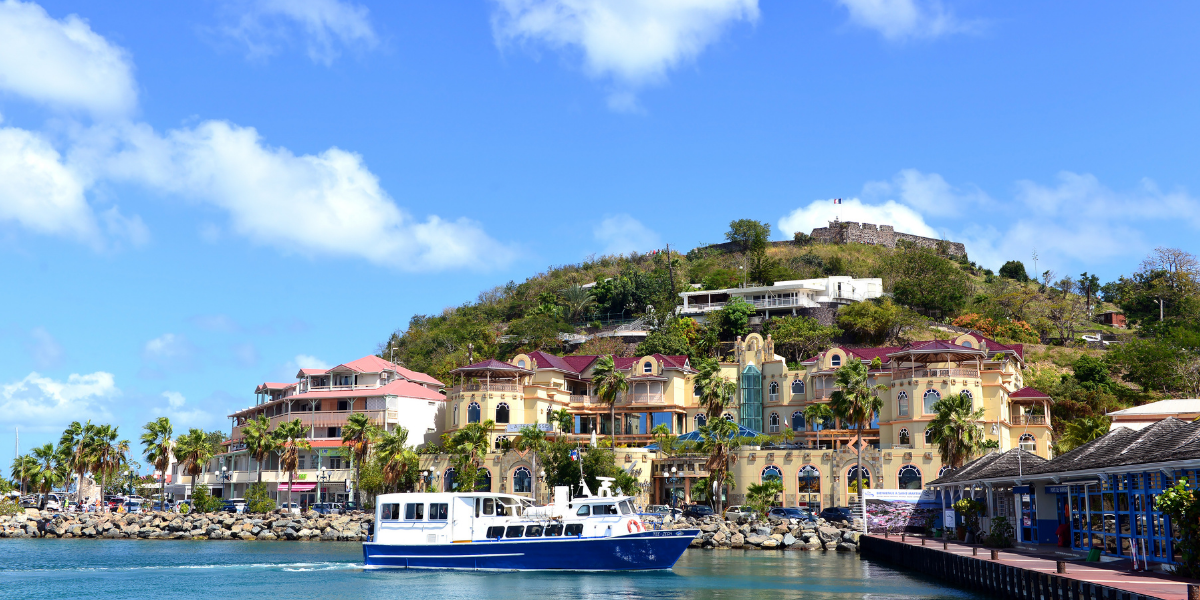 Quartier du West Indies Mall à Marigot