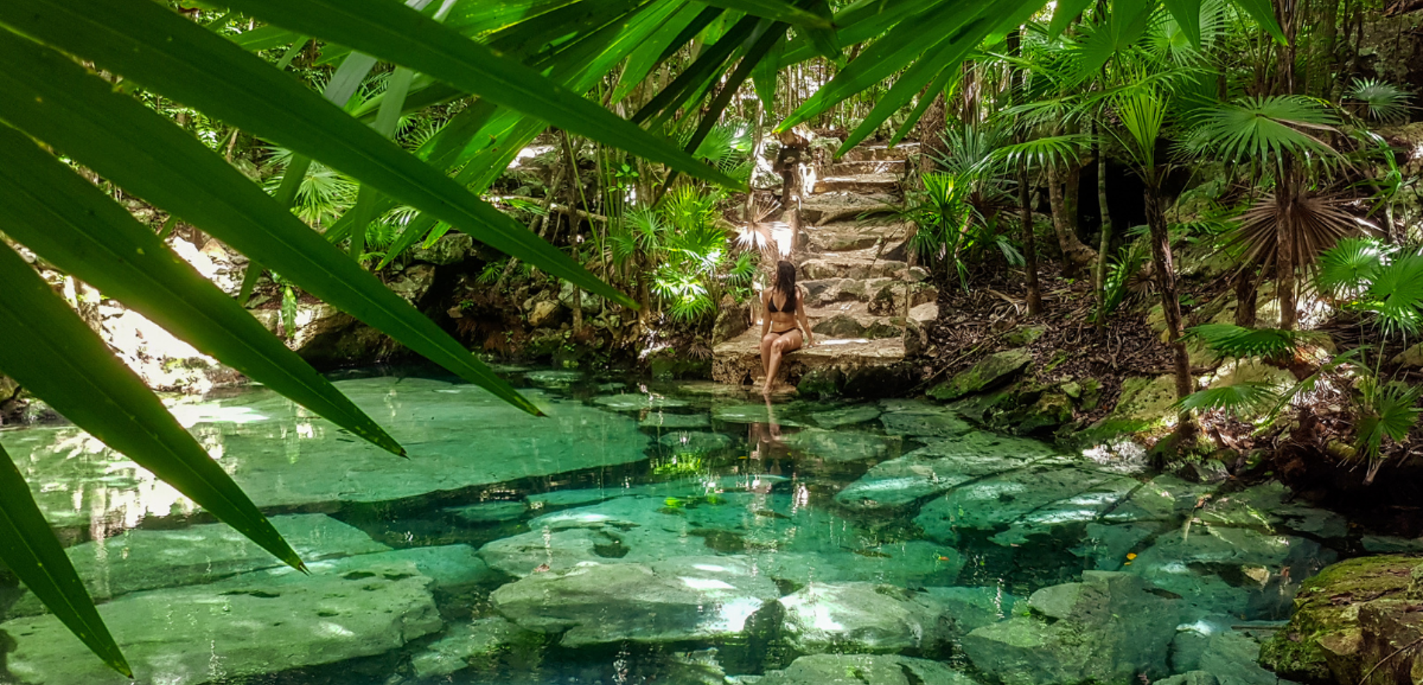 Cenote Azul sur la Riviera Maya