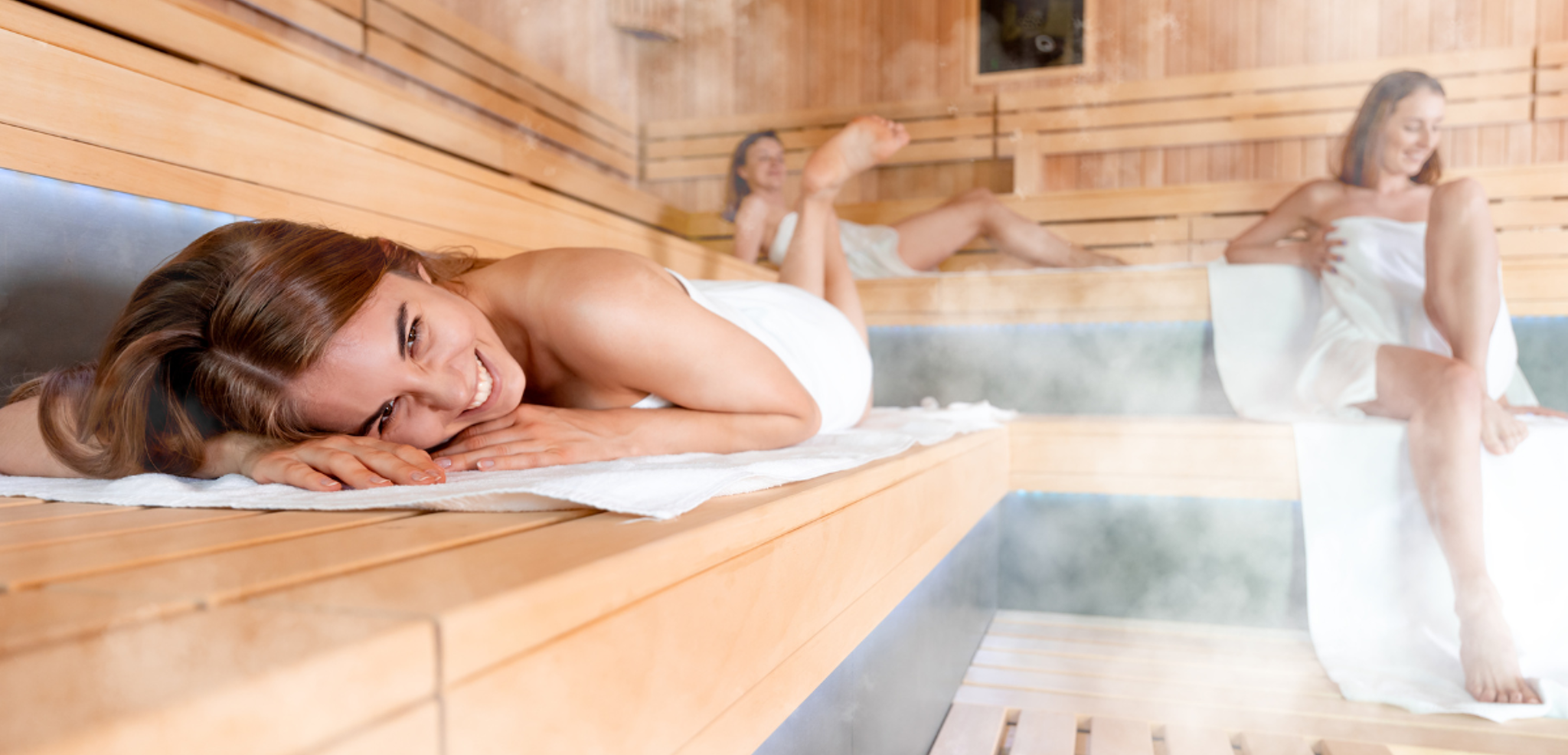 Une pause sauna bien méritée (accessible tous les jours entre 17h et 18h30) - jours 1 à 8