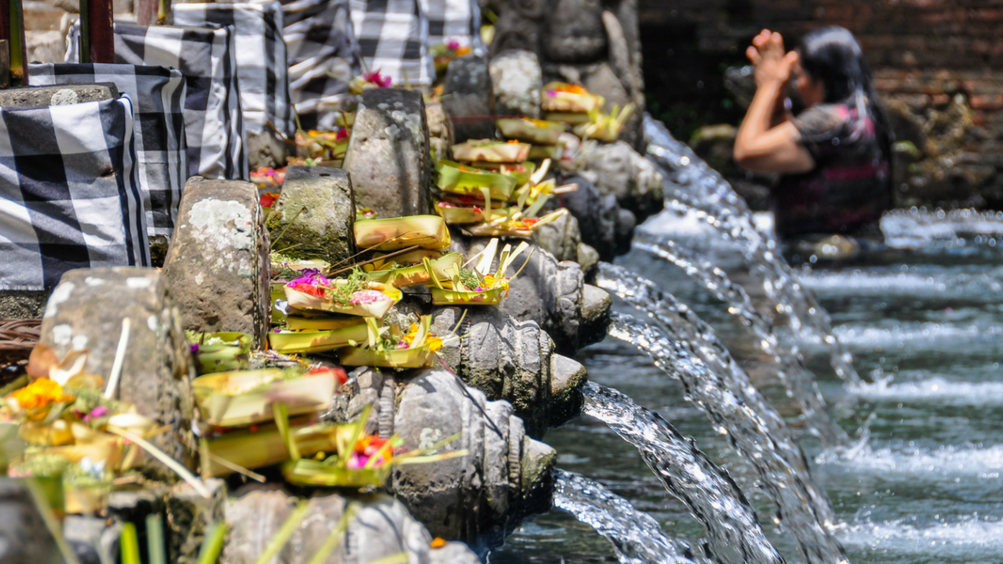 Une culture riche... Les sources sacrées de Tirta Empul