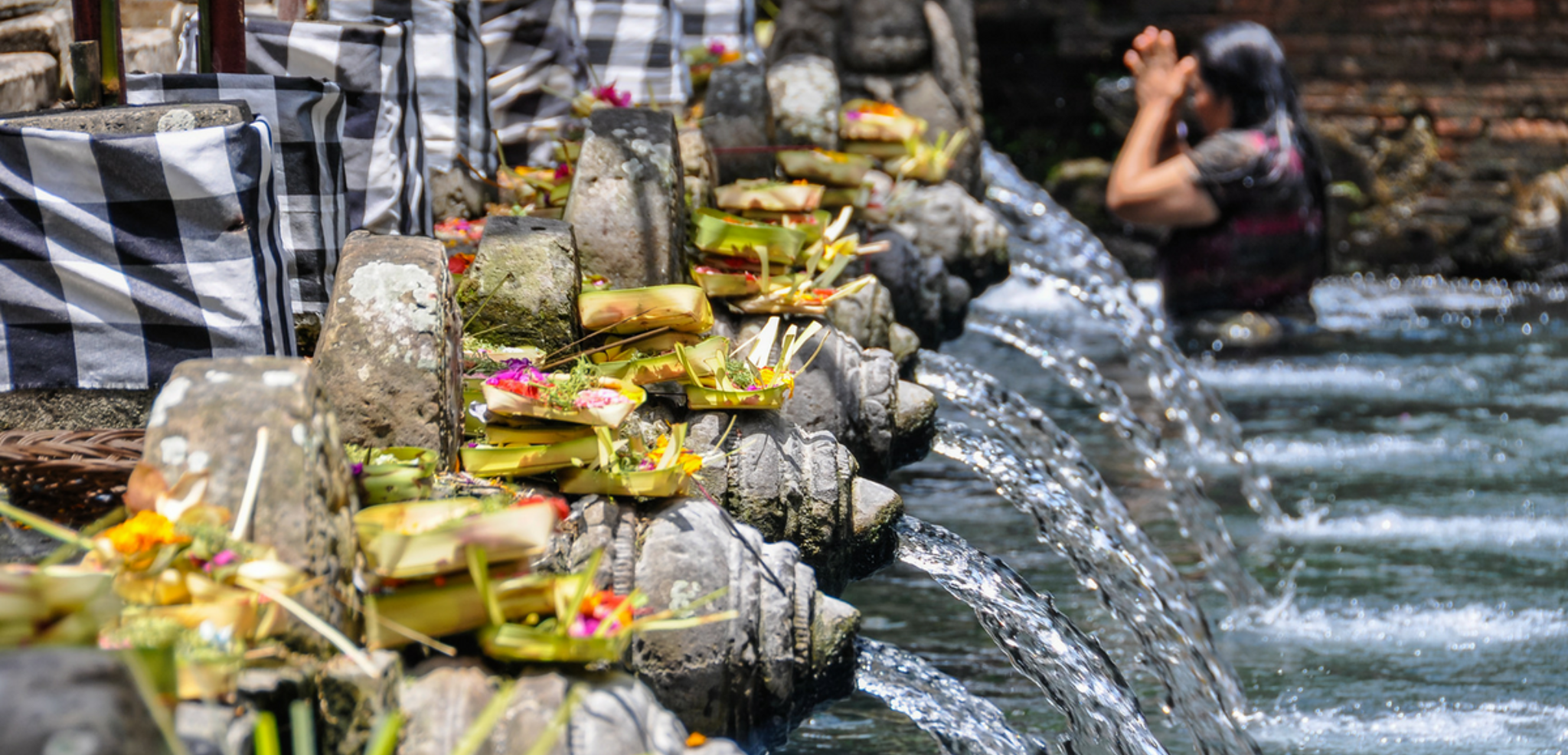 Une culture riche... Les sources sacrées de Tirta Empul