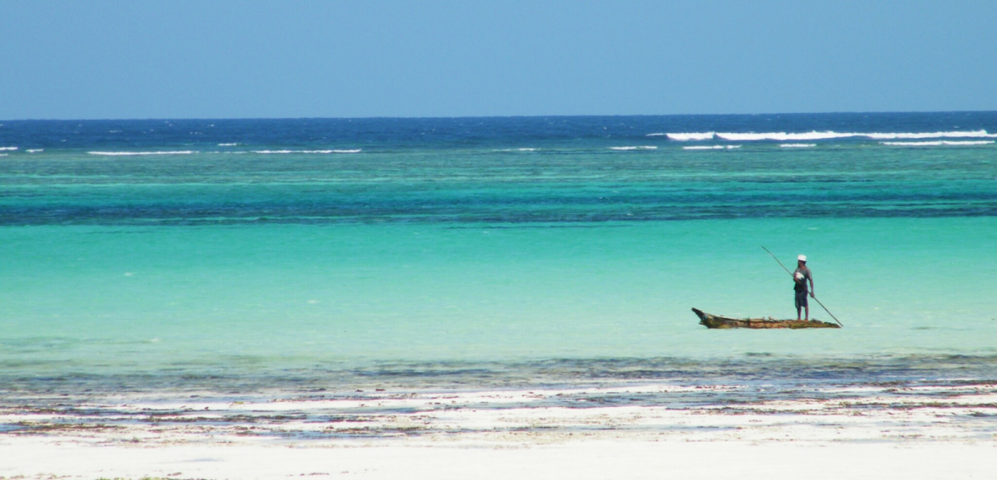 Entre océan et sable blanc