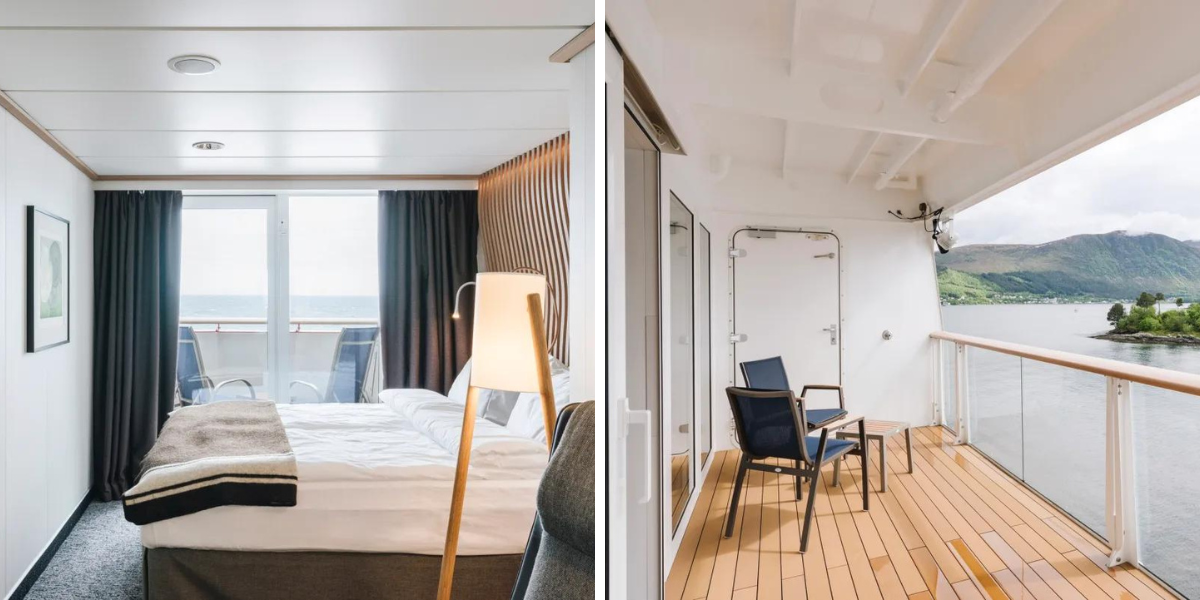 Cabine vue mer avec balcon - à partager 