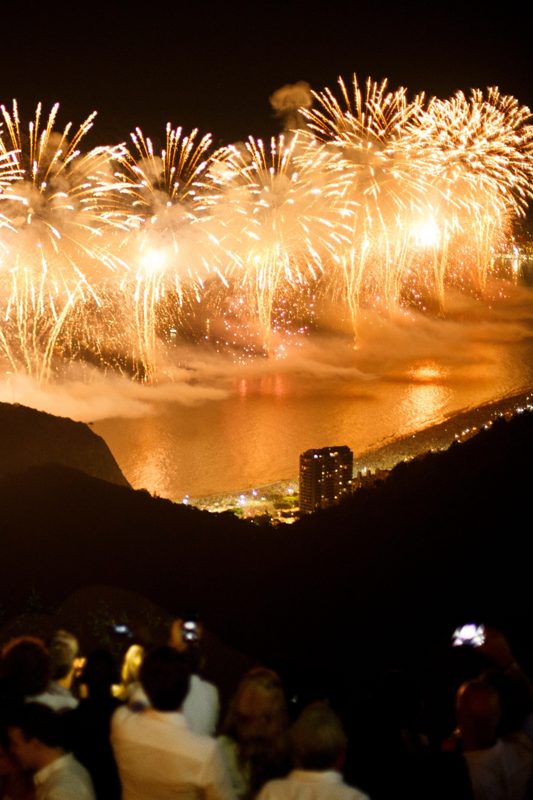 Nouvel An à Rio dans le décor de Copacabana